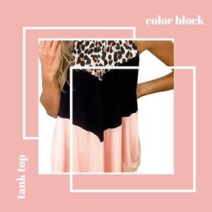 Colorblock tank top